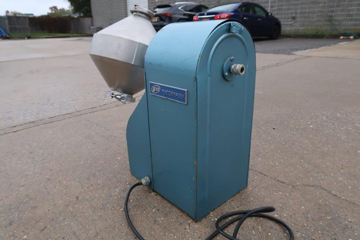 Used Patterson 1 Cu. Ft. Stainless Double Cone Tumbling Blender, Tabletop