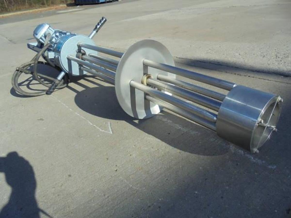 Used Arde Barinco 7.5 HP “Drop In” Homogenizing Mixer, Explosion Proof