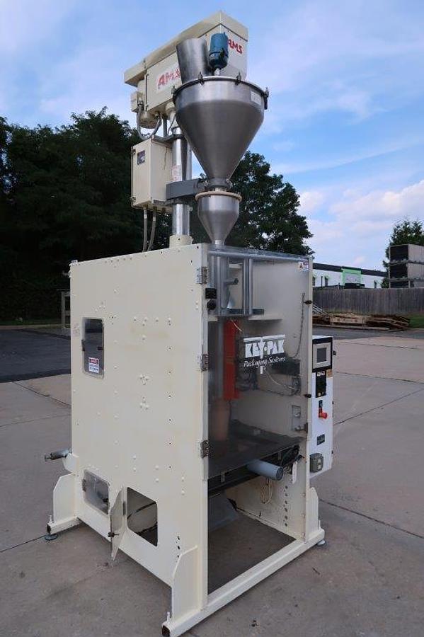 Used Key-Pak Vertical Form, Fill, and Seal Machine, Auger Head