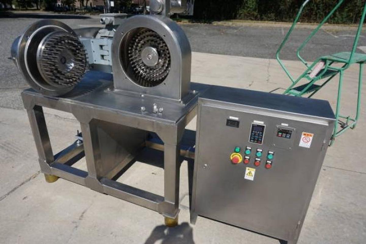 Used Contraplex High Speed Pin Mill, 316 Stainless Steel