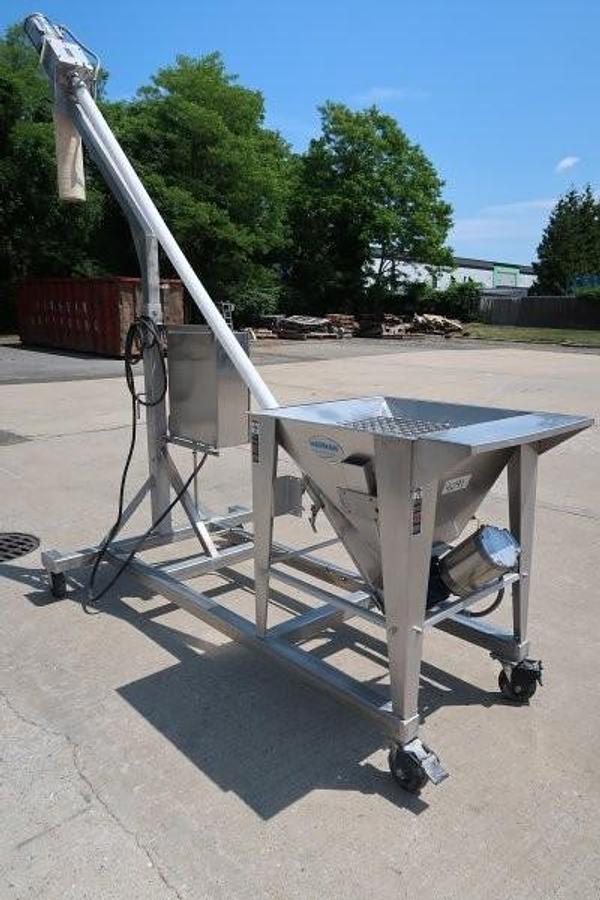 Used Hapman Series 300 Helix Conveyor, Ribbon Agitator