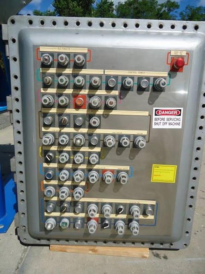Used 10 cu. ft. Patterson Kelley Stainless Vacuum Blender/Dryer,125 lb./CF max density