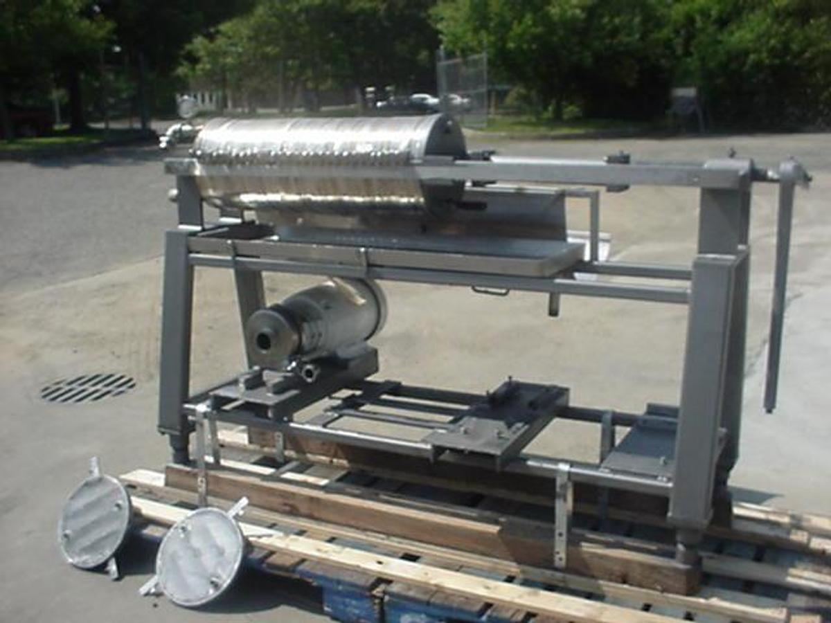 Used STAR 12″ DIAMETER STAINLESS STEEL FILTER PRESS, 28 Disc