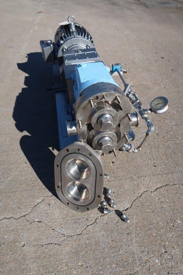 Used Waukesha 030-U2 SS Positive Displacement Pump, 5HP