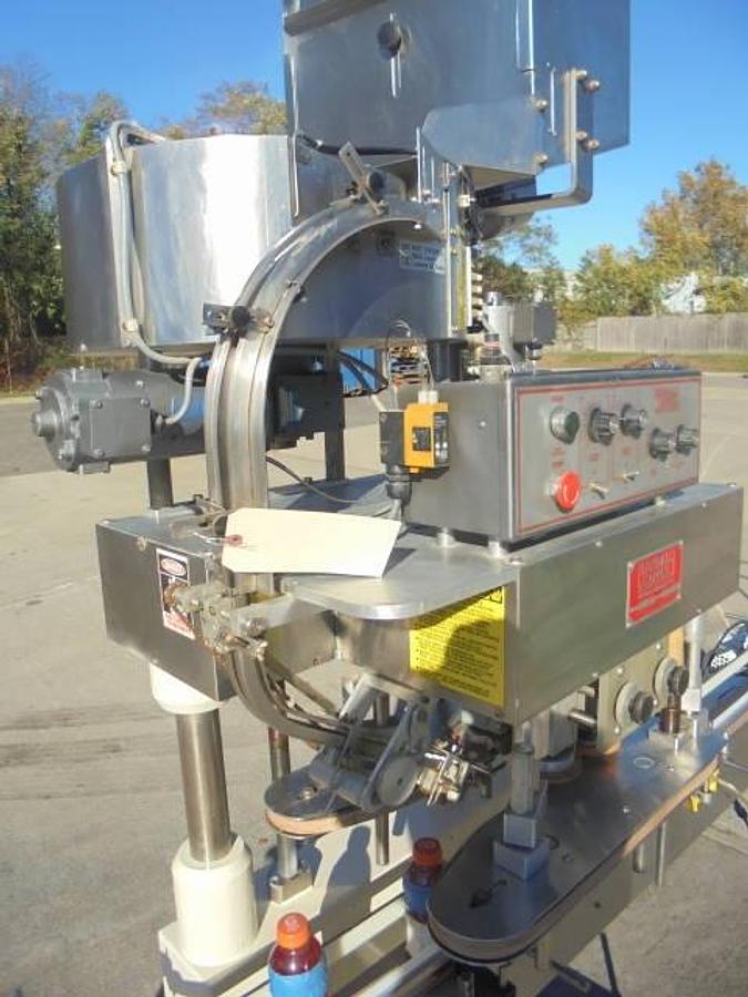Used Kaps All “E” Four Spindle Screw Capping Machine, Portable