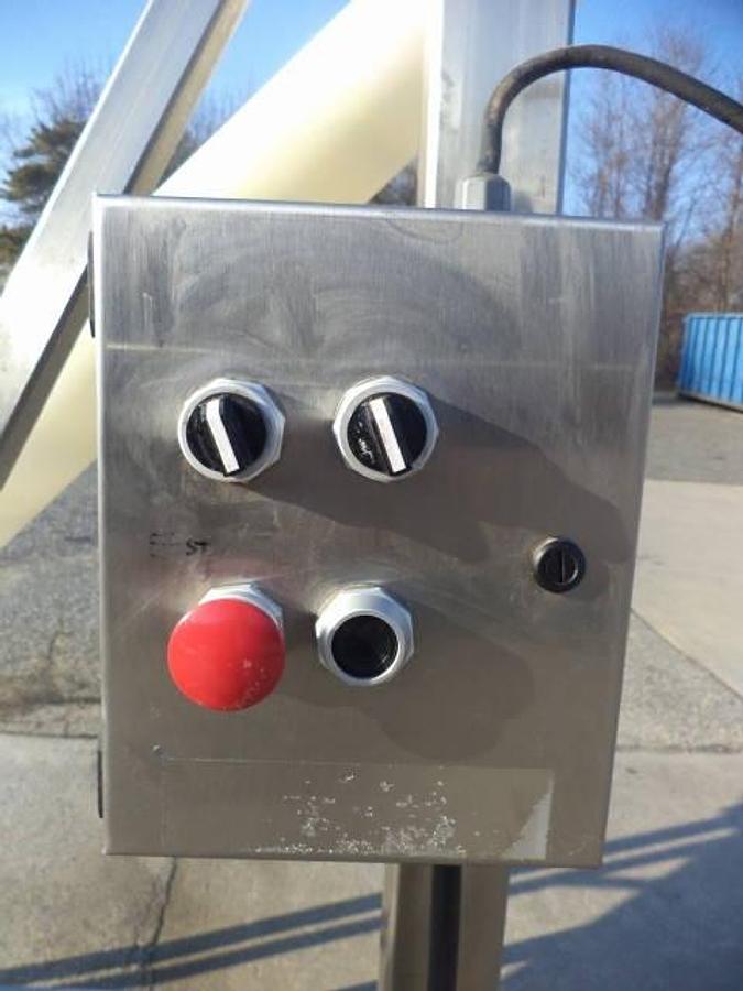 Used Flexicon 4 In. Diameter Stainless Steel Flexible Screw Feeder/Conveyor, Portable-