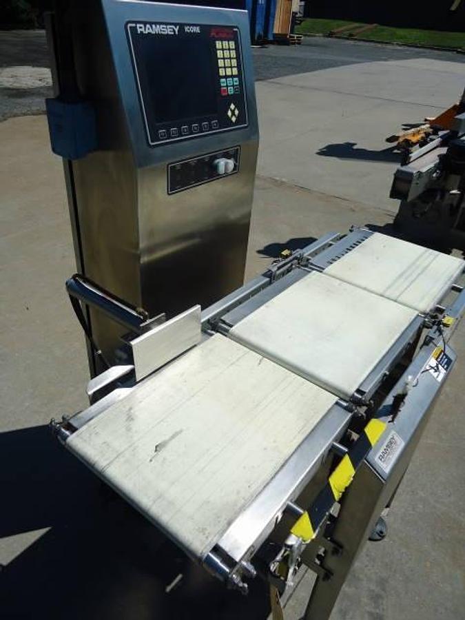 Used Ramsey Icore Auto Check 9000 Stainless Steel Checkweigher-