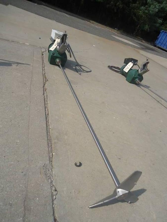 Used Lightnin .3 HP Clamp On Variable Speed Agitator, 64 in. Long Shaft