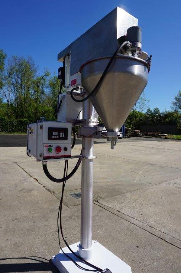 Used All Fill Single Auger Powder Filler, Foot Switch Actuated