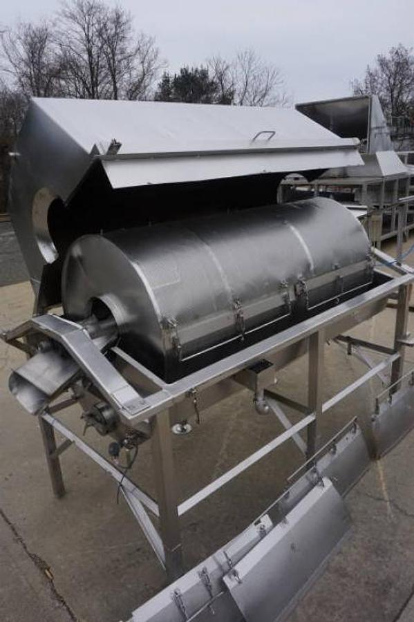 Used Hughes 48 In. Diameter Continuous Rotary Blancher/Cooker-