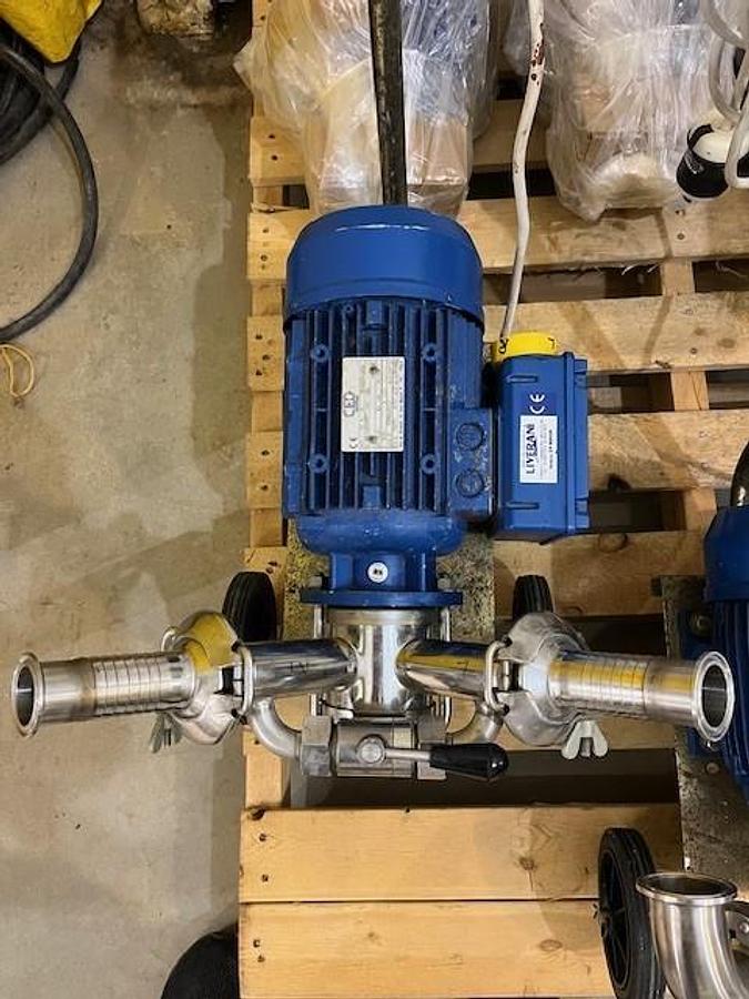Used Liverani Stainless Steel Wine Pumps, (6)