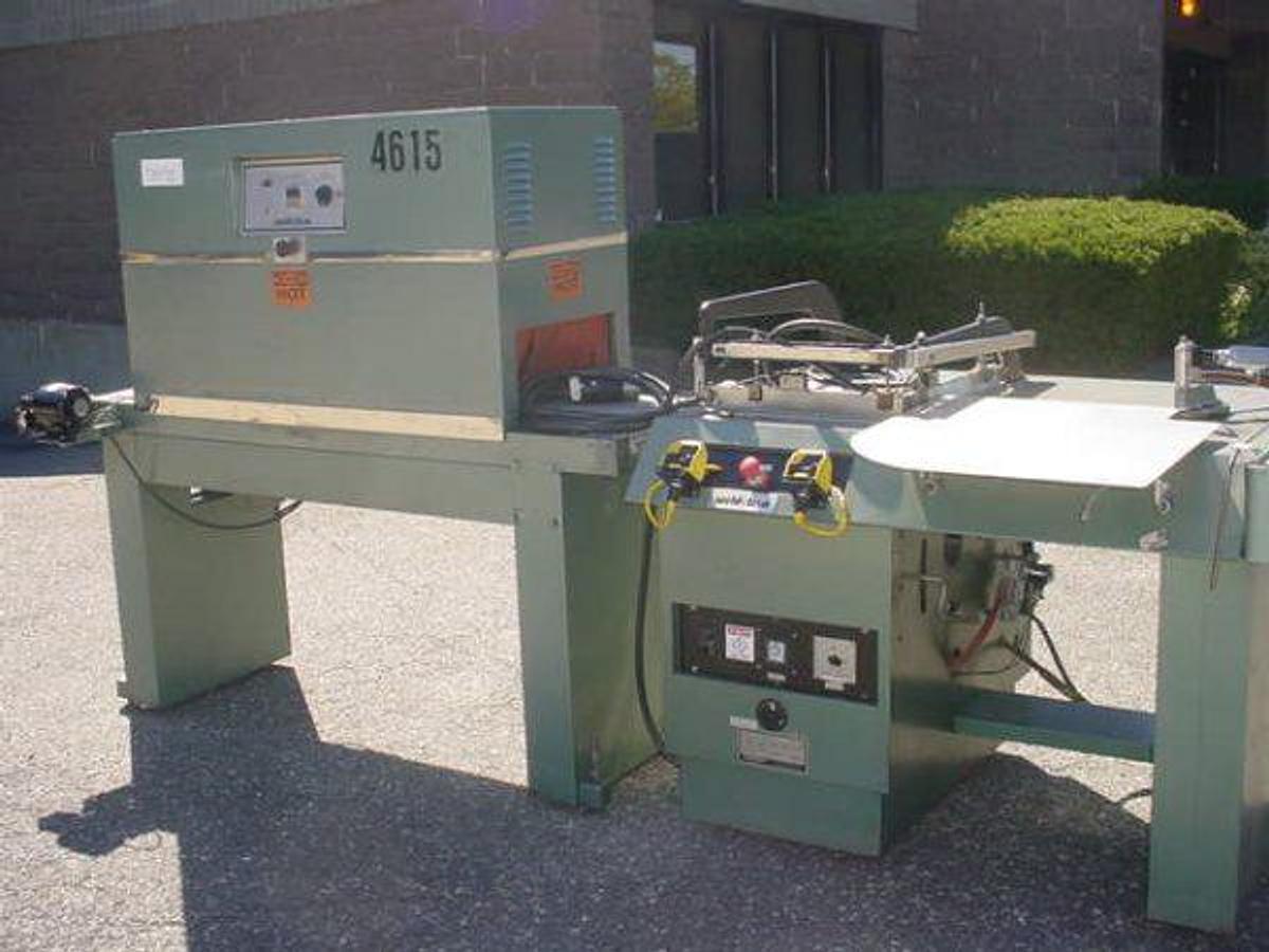 Used Weldotron “L” Bar Sealer & Shrink Tunnel