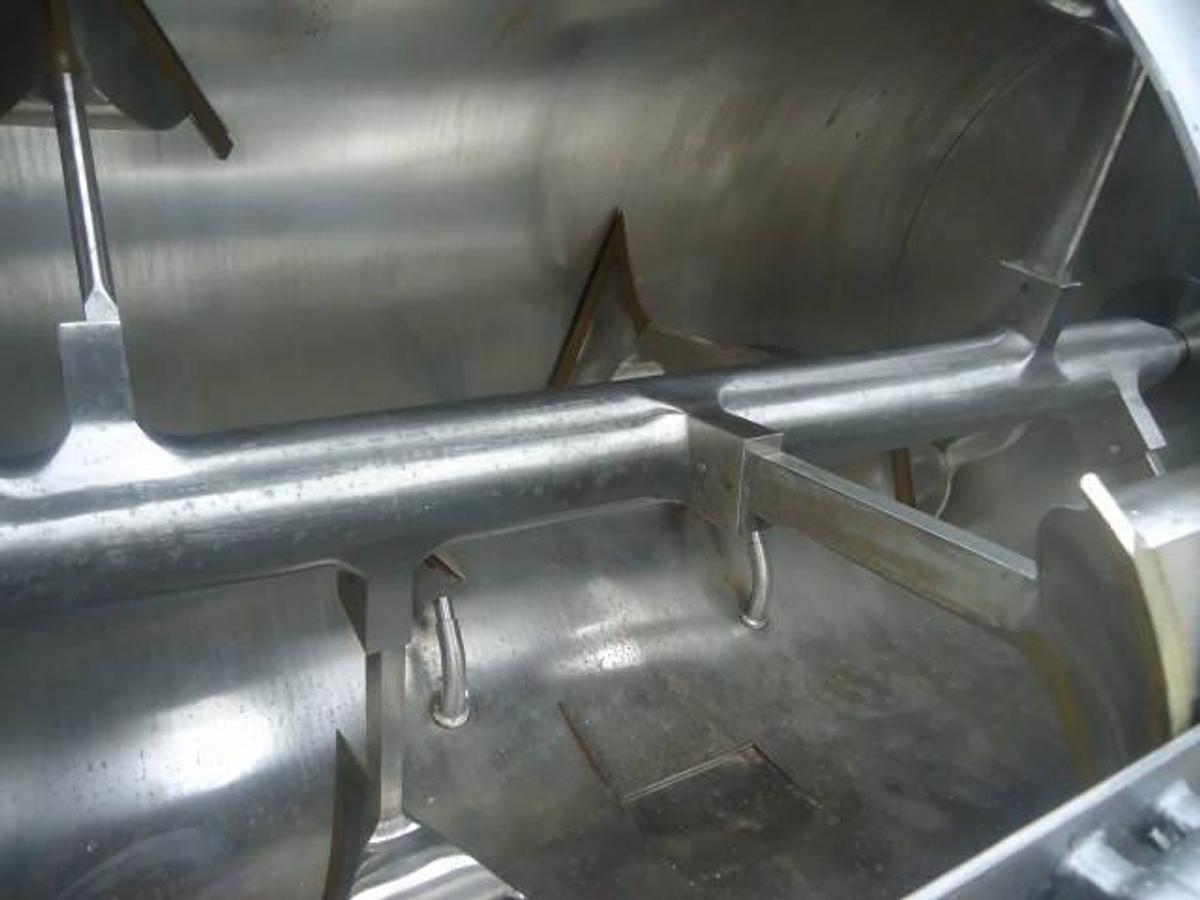Used Lodige/Littleford Fkm-1600d Stainless Steel Plow Mixer With Choppers