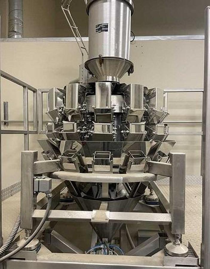 Used WeighPack PrimoCombi Multi-Head Filler/Bagging System