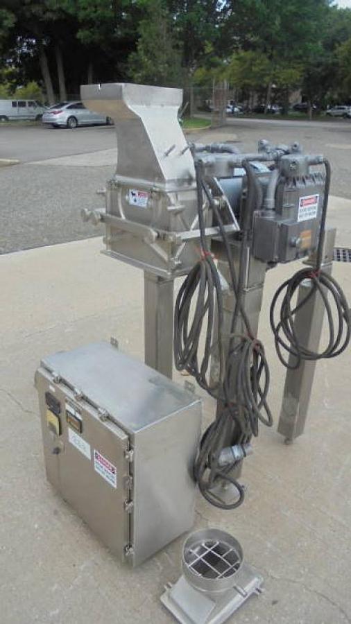 Used Fitzpatrick D6A Comminutor, 316SS, xp motor