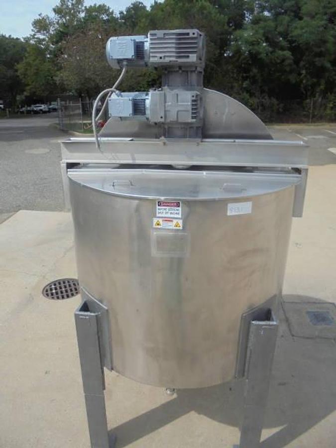 Used 500 Gallon Will-Flow 316SS Dual Action Scraper Kettle, 55 PSI Jacket