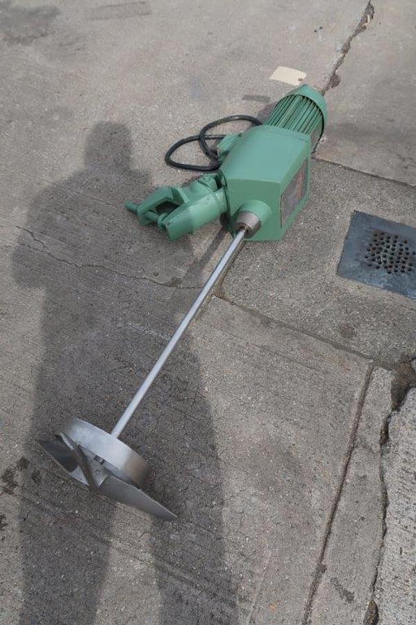 Used Lightnin 2.3 HP Clamp-On Portable Agitator, 36 In. Long Stainless Steel Shaft