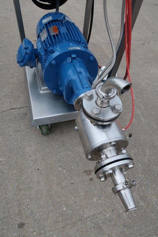 Used IKA 20 HP Stainless Steel Dispax Reactor/Inline High Shear Mixer, XP