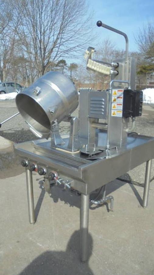 Used 5 Gallon Groen Stainless Steel Twin Action Scraper Kettle, Variable Speed