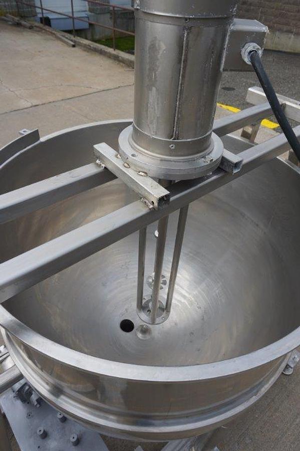 Used 150 Gallon Groen SS Jacketed Kettle, 125PSI Jacket