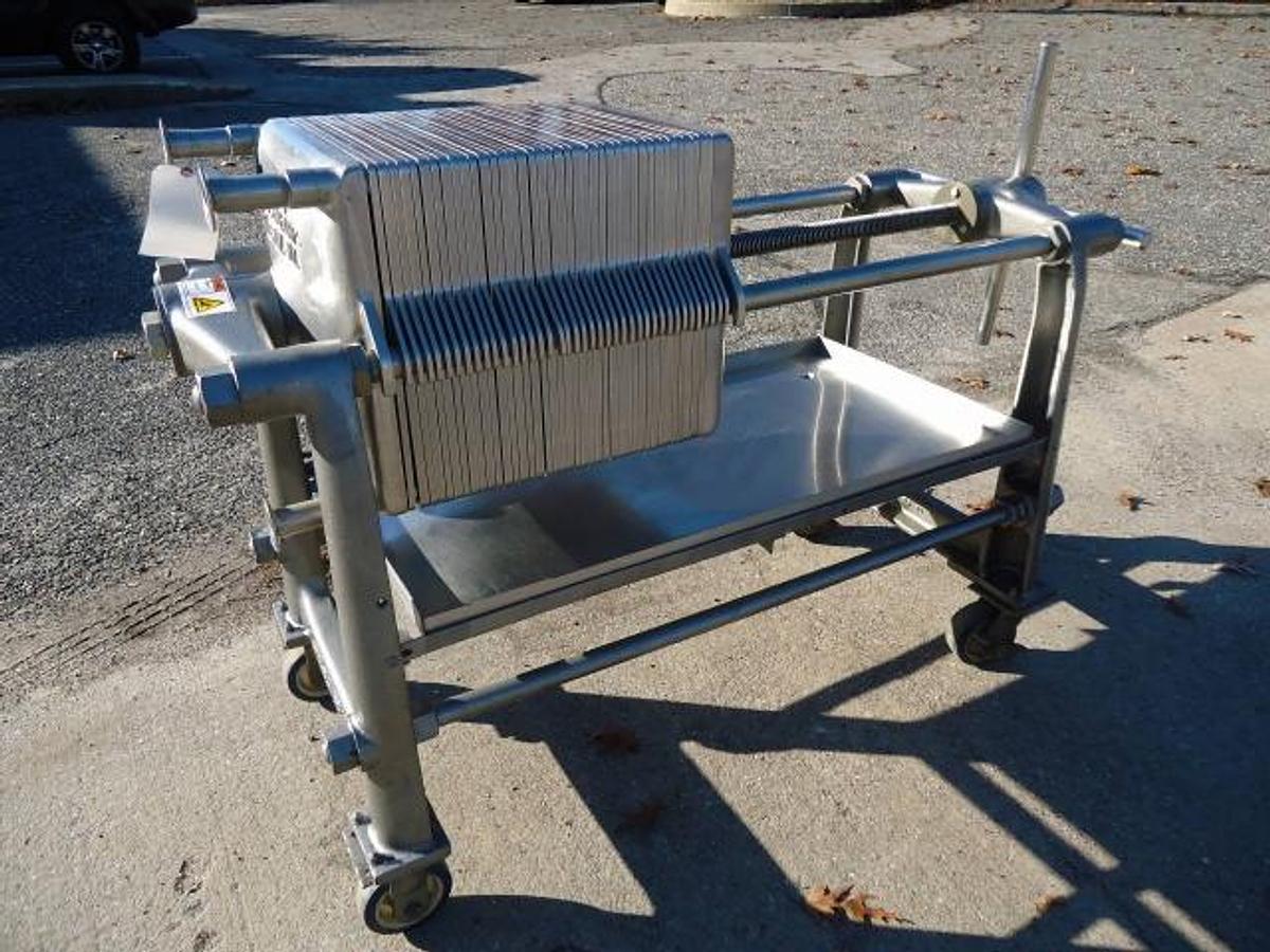 Used Ertel 16 in. X 16 in. Stainless  Steel Filter Press, Portable