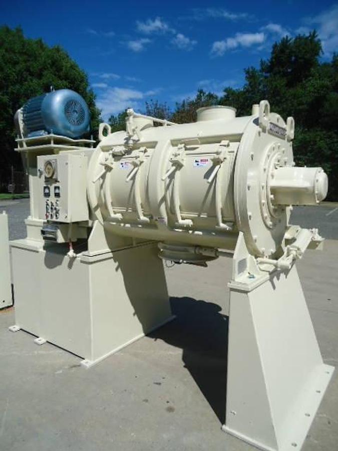 Used Littleford FKM-600D Jacketed Plow Mixer, 60 HP