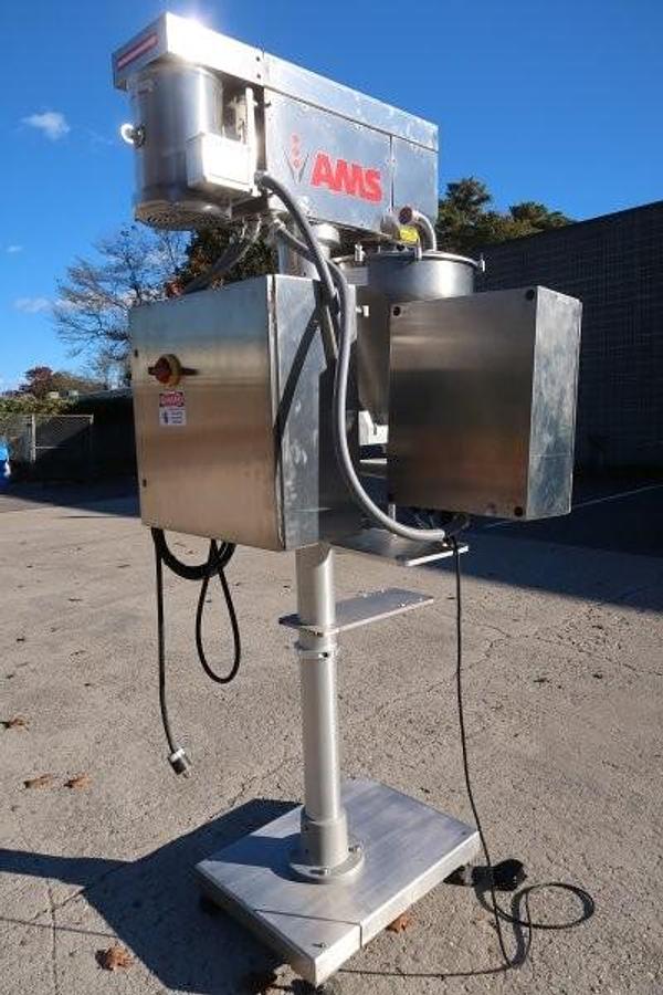 Used AMS A-100 Single Auger Powder Filler, All Stainless