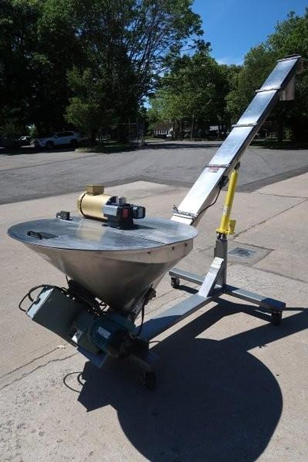 Used All Fill Model ISF Inclined Screw Conveying System, Portable