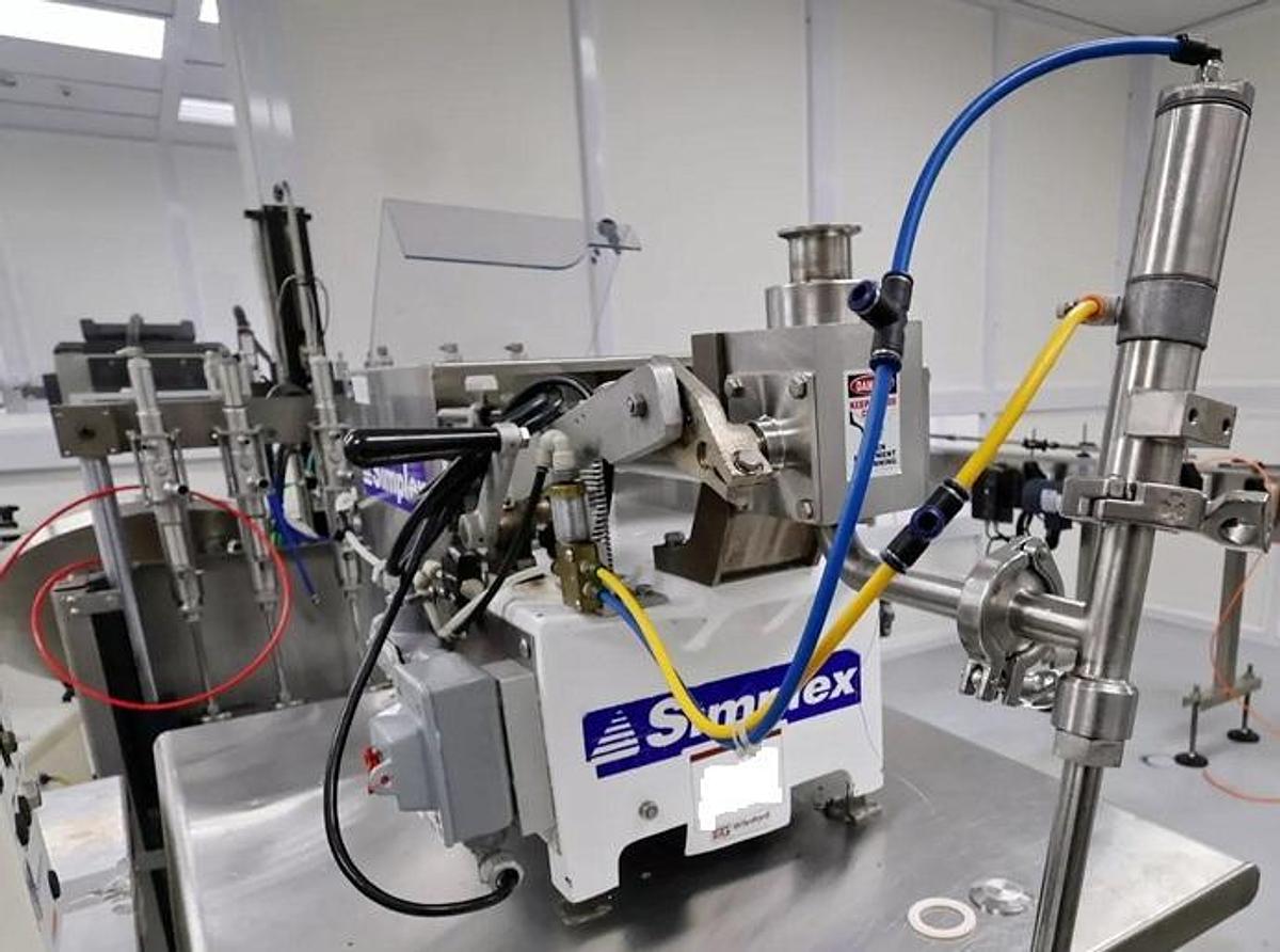 Used Simplex AS-1 Single Piston Filler, Electric