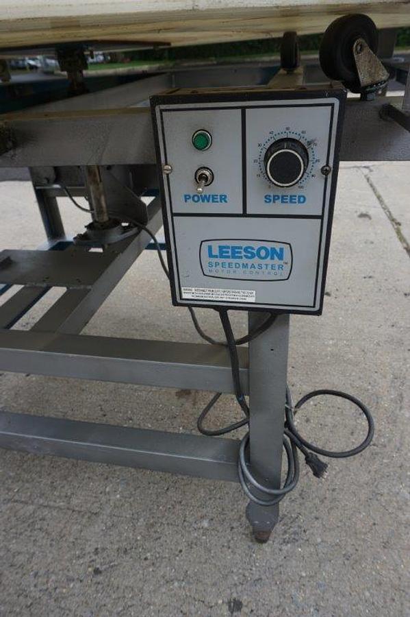 Used 60 Inch Diameter Rotary Unscrambling/Accumulating table, Variable Speed