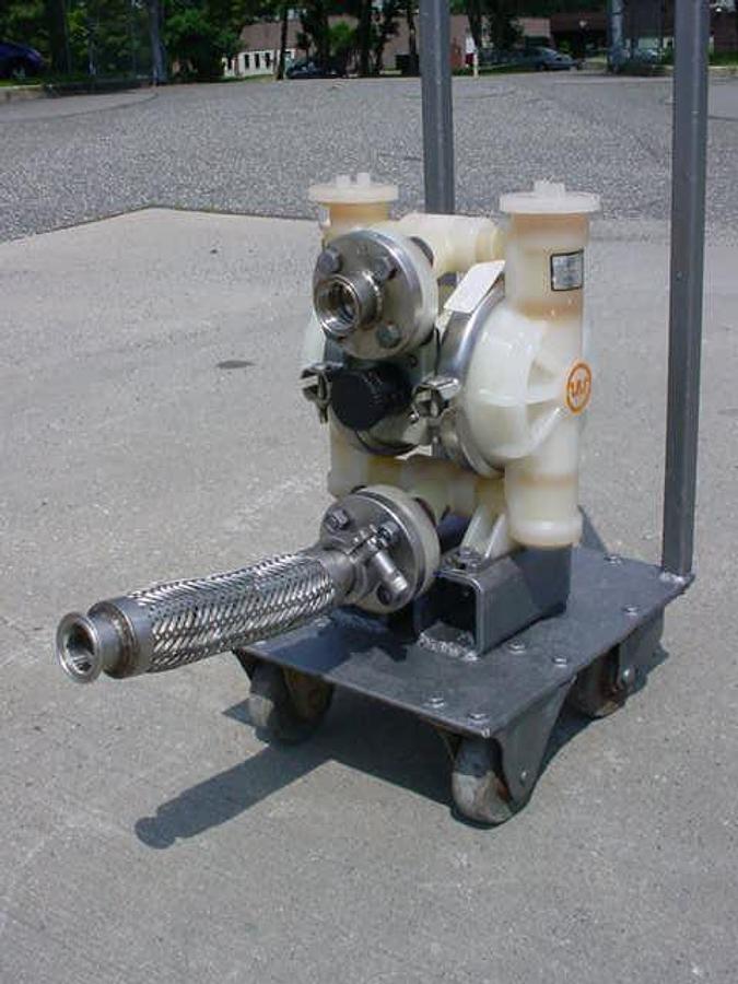 Used Wilden 1″ Air Operated Double Diaphragm Pump, Portable
