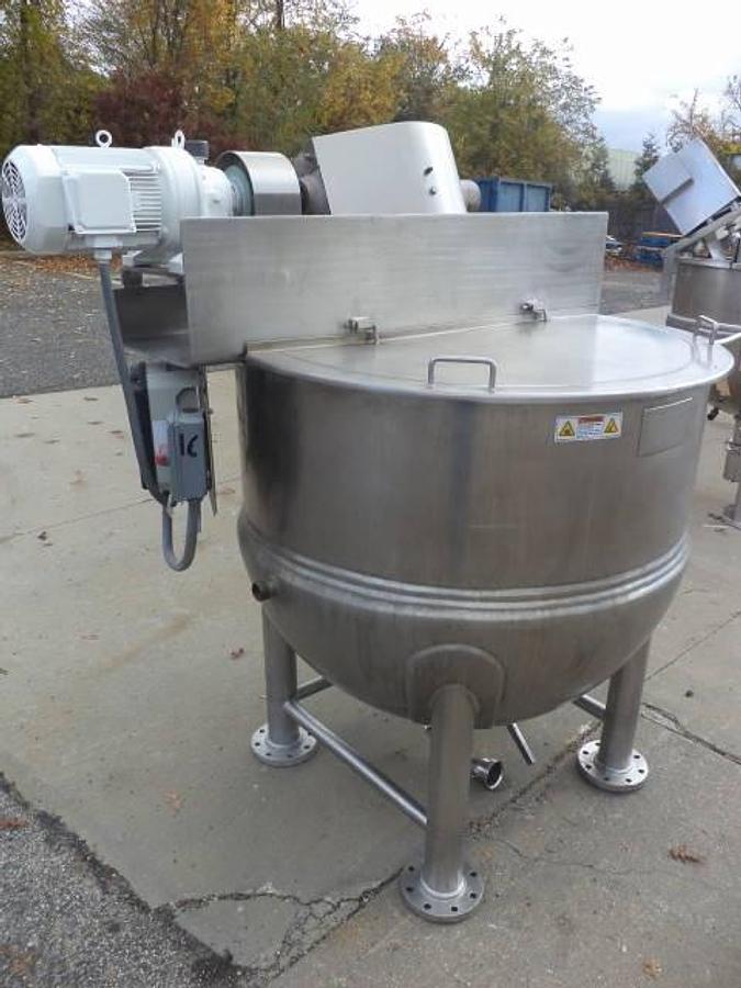Used 200 Gallon Lee Double Motion “INA” Mix Kettle, 316 Stainless Steel