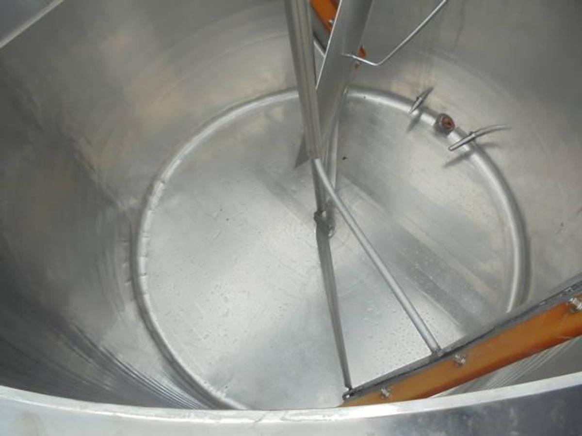 Used 1,000 Gallon Stainless Steel Jacketed Processor, Sweep Agitation