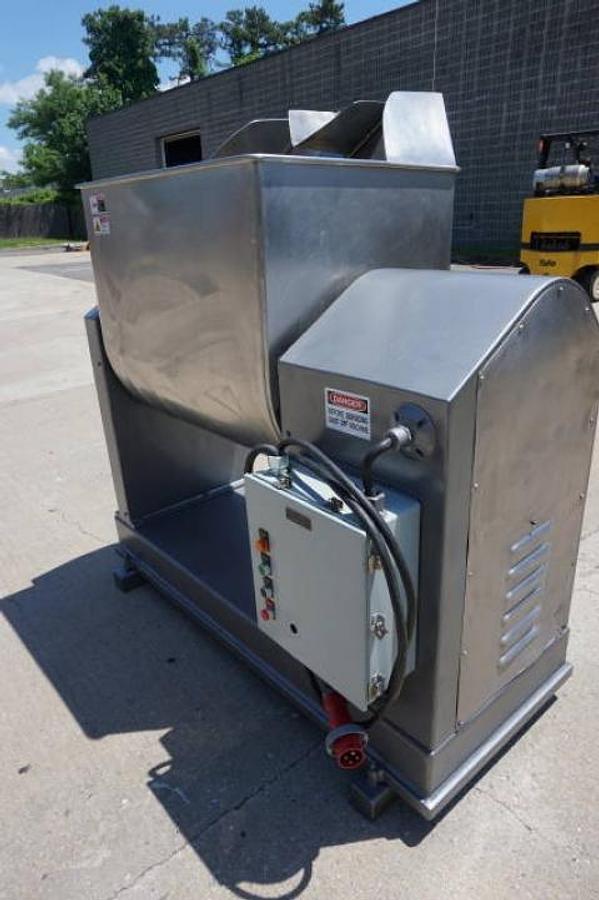 Used Leland 600 lb. Stainless Double Action Mixer, Tilt Discharge
