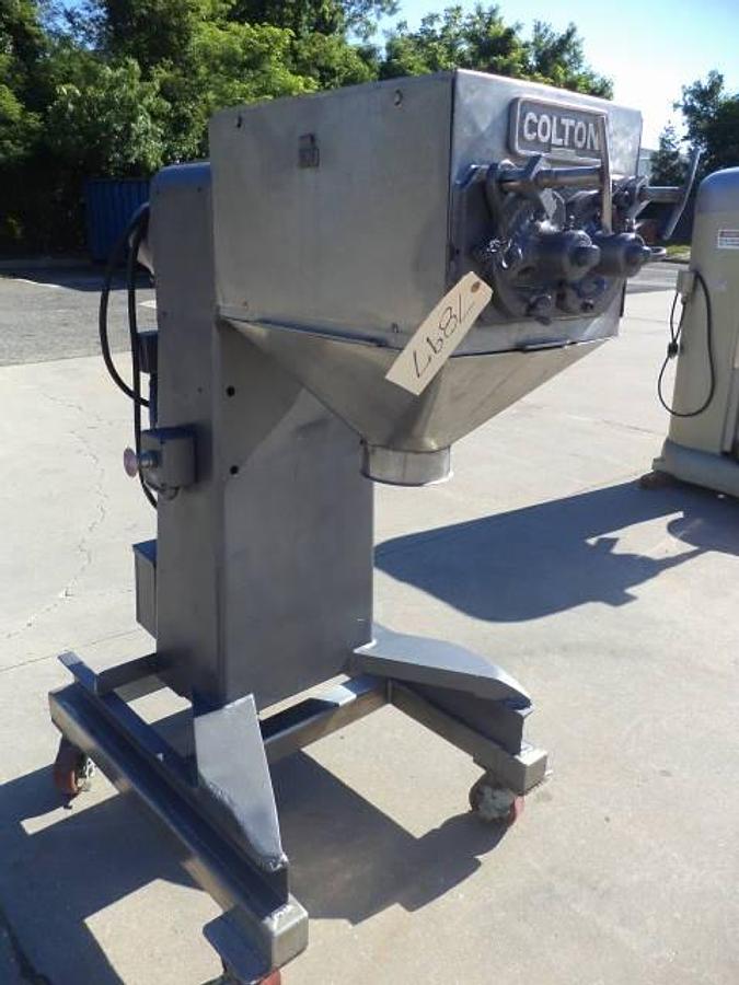 Used Colton 544 Twin Granulator,  Stainless Steel