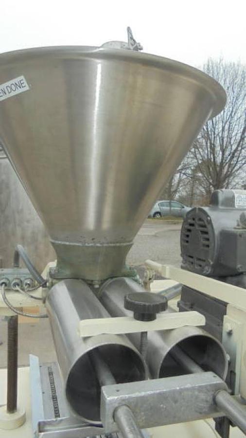 Used MRM Elgin Twin Piston Automatic Filler, 97 Ounce Pistons