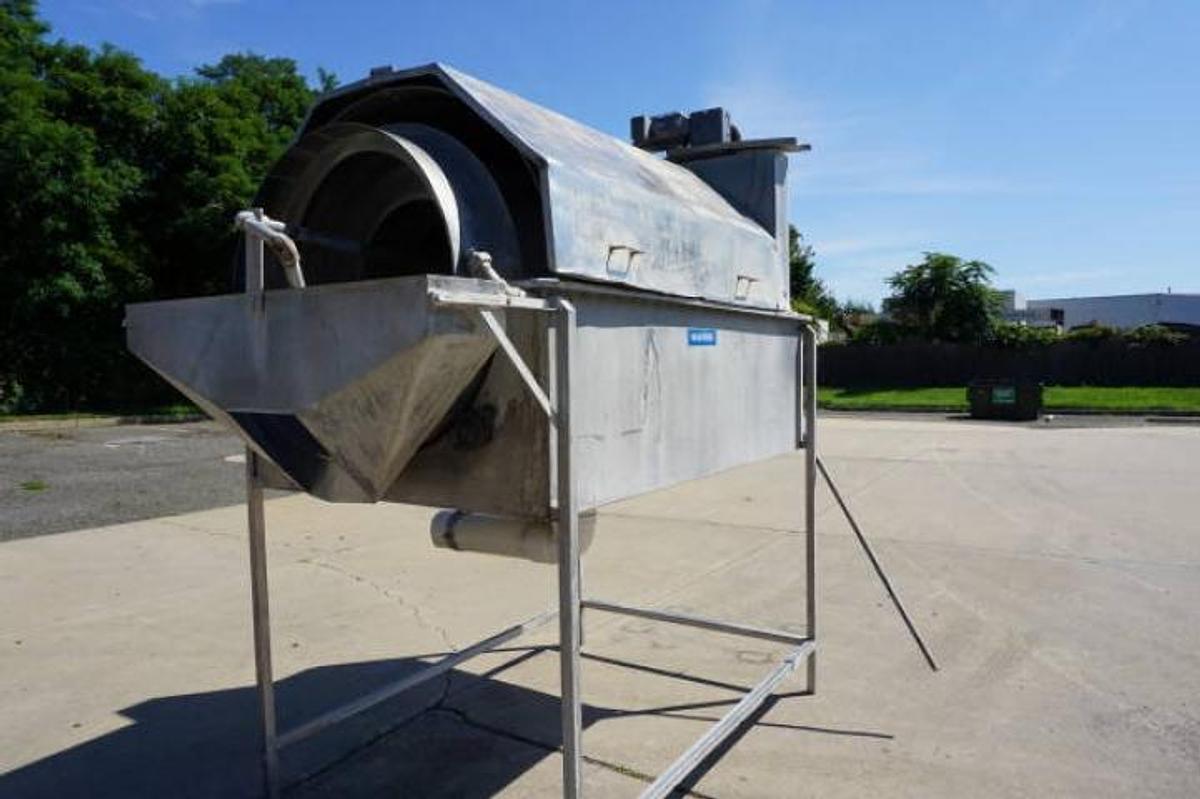 Used A.K. Robbins Stainless Steel Rotary Reel Washer