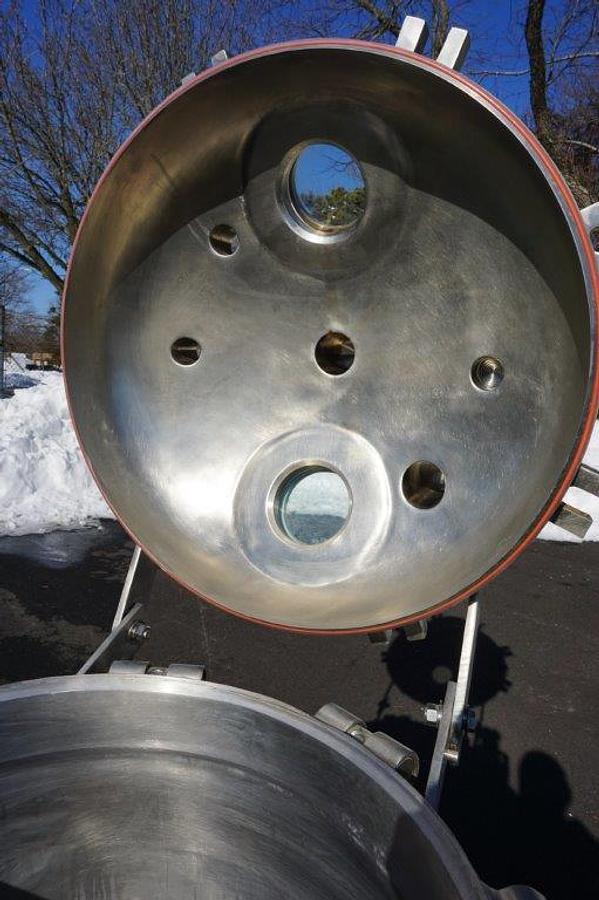 Used 35 Gallon APV Crepaco SS Jacketed Pressure Kettle, Portable