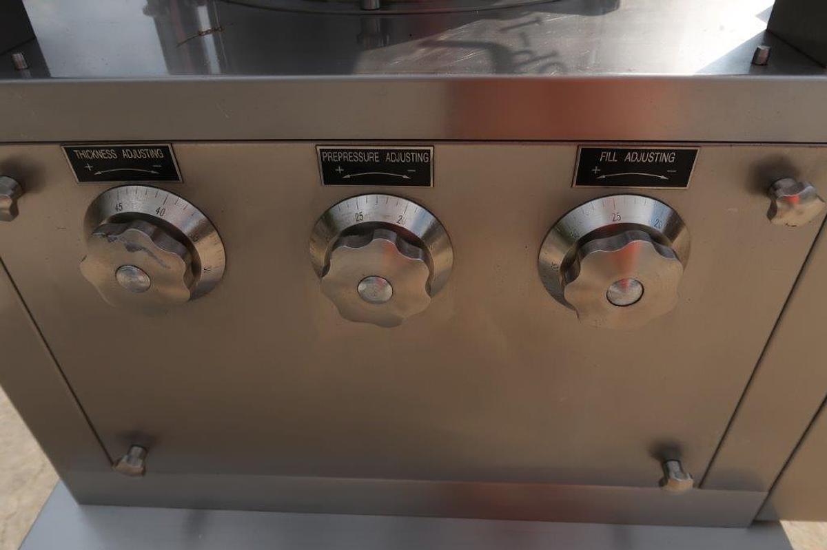 Used Vanguard 16 Station Pre-Compression  Rotary Tablet Press, GMP