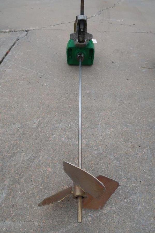 Used Gast Fractional HP Air Operated Clamp-On Mixer