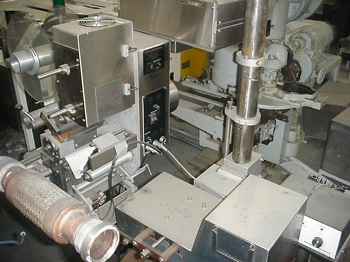 Used Njm Model 304 Labelling Head For Strip Stamp