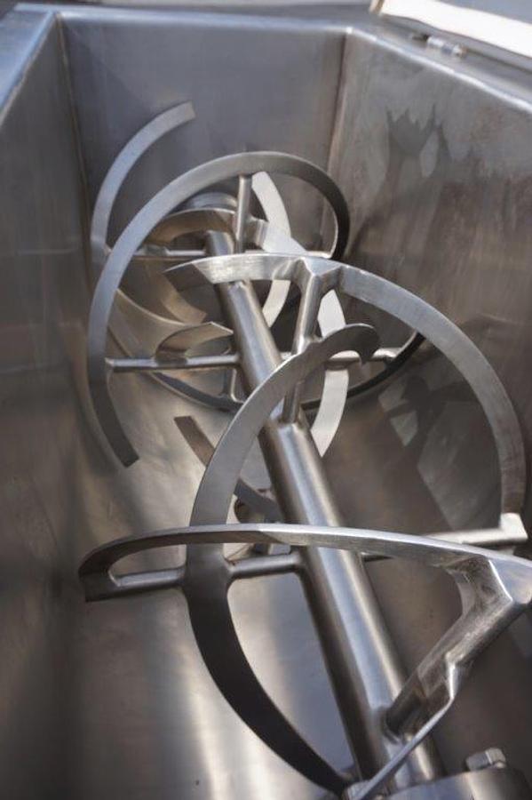 Used 5 Cu. Ft. Ross Stainless Steel Double Ribbon Blender, Variable Speed