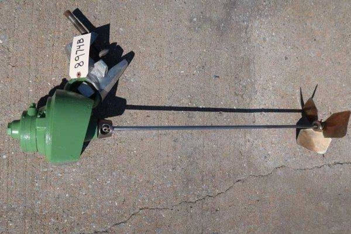 Used Lightnin Air Operated Clamp-On Agitator, 36 In. Shaft