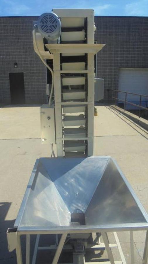 Used Frazier & Son “Whiz-Lifter” Bucket Elevator, 78 In. Discharge Height