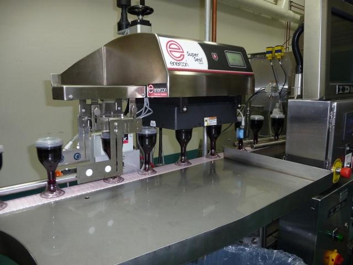 Used Single serve wine filling line