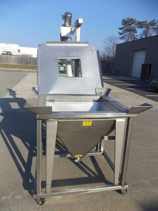 Used Flexicon 4 In. Diameter Stainless Steel Flexible Screw Feeder/Conveyor, Portable