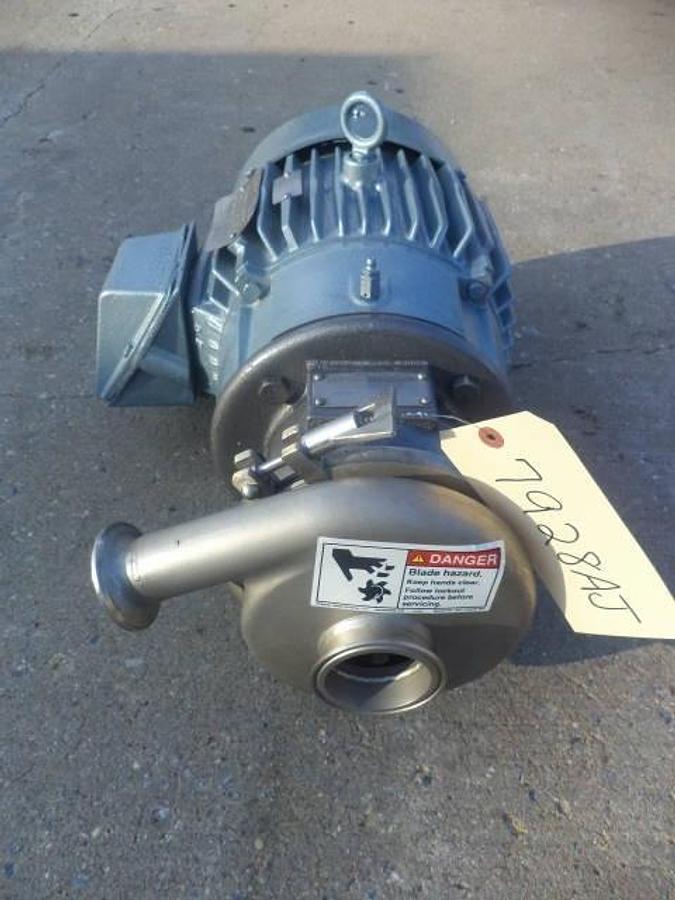 Used Crepaco 3 in. x 2 in. SS Sanitary Centrifugal Pump, 7.5HP