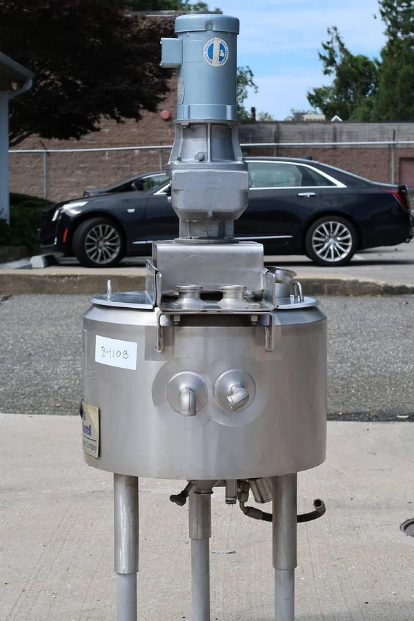 Used 10 Gallon Waukesha Cherry Burrell 316L Stainless Scraper Kettle, 150 PSIG Jacket