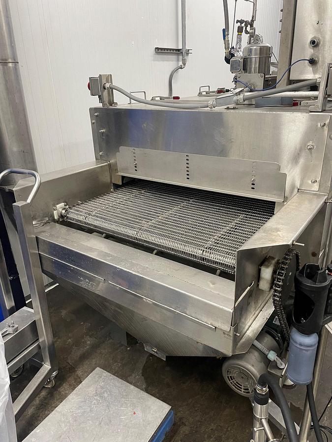 Used Linde KFT36-10M Liquid Nitrogen Tunnel Freezer, SS