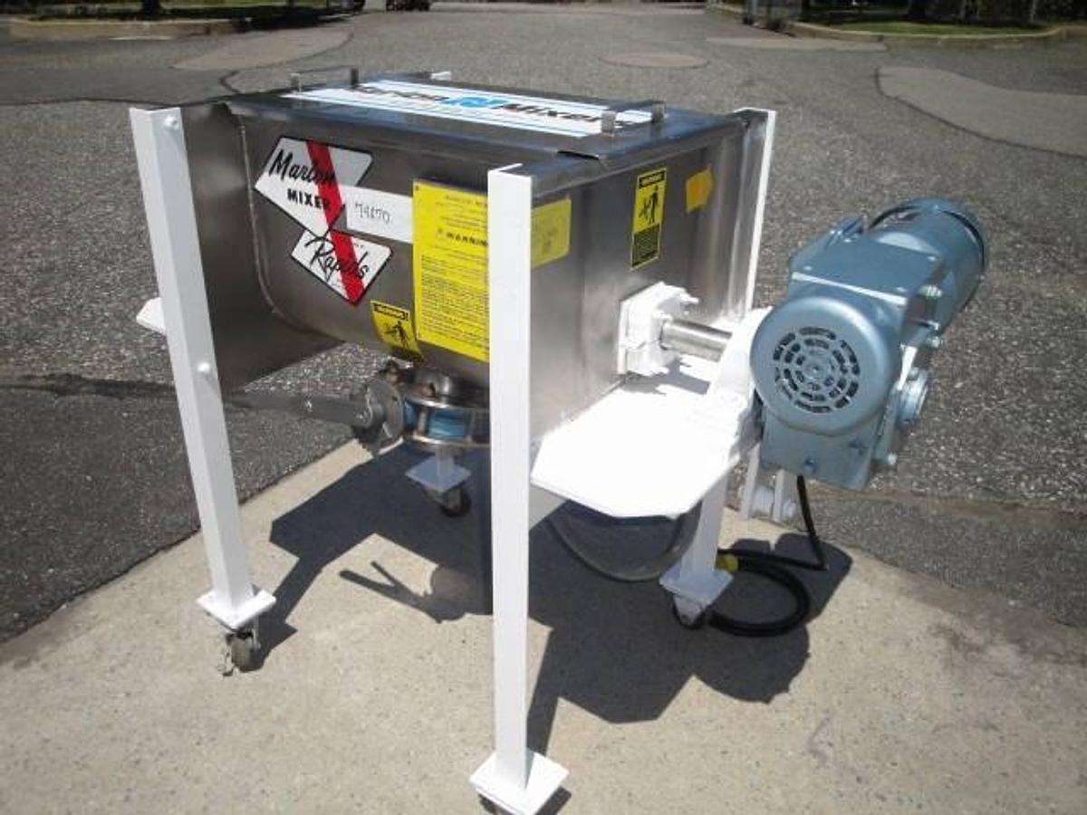 Used 2 Cu.ft. Marion Stainless Paddle Blender, Portable